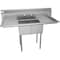 Koolmore 2 Compartment Stainless Steel NSF Commercial Kitchen Prep & Utility Sink SB121610-16B3 - alternate 6